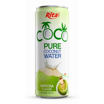 Coconut water with matcha 320ml6